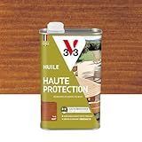 V33 Huile bois extérieur Haute Protection Teck mat