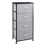 Amazon Basics Commode pour armoire - 4 tiroirs en tissu