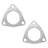 2 Pièces Joint D'Echappement 3-Bolt, 6,35cm Joint D'Echappement