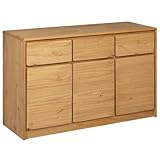 vidaXL Buffet, Armoire avec Portes, Meuble de Rangement,