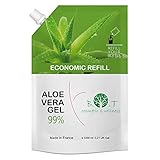 Gel Aloe Vera Bio, 100% Pure, Hydratant Visage et Corps,