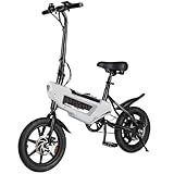 E-RIDES Vélo Électrique Pliable A01, 14 Pouces, Moteur