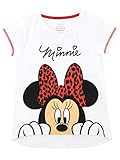 Disney T-Shirt Fille Minnie Mouse Blanc 18-24 Mois