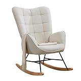 MEUBLE COSY Fauteuil à Bascule Allaitement Scandinave