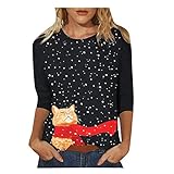 MINYING 2021 T-Shirt Femme Couleur de Contraste, T-Shirt