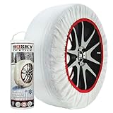 Husky Chaînes à neige HUSTX04, blanches, XL