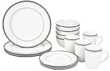 Amazon Basics Café Service de table, 16 Pièces pour