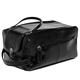 SID & VAIN Trousse de Toilette Cuir véritable Bristol