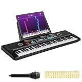 Clavier Piano Numérique,61 Touches Électrique Numérique