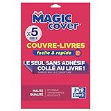 OXFORD 5 Feuilles Couvre‐livres Magic Cover A4 PP Lisse