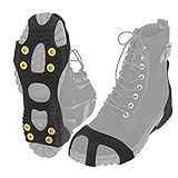 ALPIDEX Crampons Antidérapants Chaussures Glace Traction