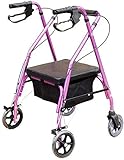 ADITAM Rollator Walker Pliable Heavy Duty Shopping