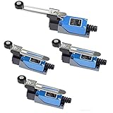 EXLECO Lot de 4 Interrupteur de Fin de Course avec