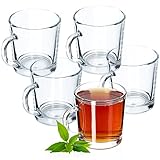KADAX Verre, Verres avec Anse, Lot de 6 Verres, Verre