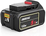 Powarobor DCB184 18V 5.5Ah Lithium-ION Batterie de