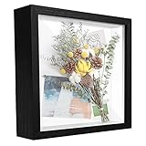 SUNMEG Cadre 3D Profond 20x20 cm Cadre Photo Vitrine