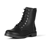 Amazon Essentials Bottes Montantes à Lacets Femme,