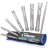 S&R WERKFIX Jeu Clés Tubulaires - 7 Clés à Tube Douille