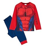 Marvel Costume Spiderman Enfant, Pyjama Garçon 2 Pièces