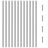 VEVOR FX-44in-11 balustre décoratif en métal, Noir