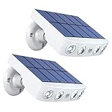 BAZIGA Lampe Solaire Extérieure,Lampe Solaire LED IP68