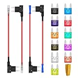 AUKENIEN Mini Porte Fusible 12V Voiture Adaptateur