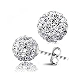 Bellitia Jewelry Clous D'oreille Femme Cristal 6mm