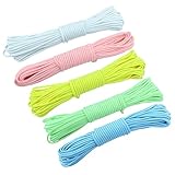 WESIEVYA 5pièces Corde Parachute Lumineuse De Câbles