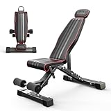 YOLEO Banc de Musculation Pliable Multifonction 300