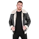 Alpha Industries Veste en Cuir B3 FL pour Homme Blousons,