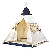 Bino World of Toys Tente de Jeu Teepee, Tente de Chambre