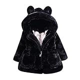 Susenstone Unisexe Manteau Fille Garcon Fausse Fourrure