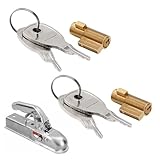 Cadenas Remorque, 2Pièces Anti Vol Remorque, Antivol