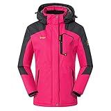 donhobo Femme Veste de Ski Imperméable de Montagne