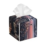 Housse de boîte à mouchoirs imprimée New York | Porte-papier