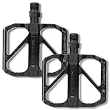 Mikqky 2 Pièces Pédales Vélo Route, 9/16" Antidérapantes