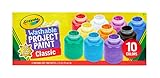 Crayola - 10 pots de peinture lavable - Loisir créatif