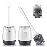 Brosse WC Toilette Silicone Paquet de 2, Rupex Balai