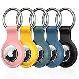 5 Pièce Étuis pour Apple AirTag, Airtag Porte Clé -