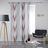 douceur d'intérieur RIDEAU A OEILLETS 140 x 260 CM