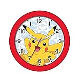 Pokemon Pikachu Horloge murale à piles 24,1 cm