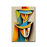 GFMODE Picasso Affiche Mode Abstrait Toile Peinture