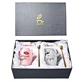 Zylota Cadeaux pour femme - Lot de 2 tasses à café