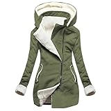 PMDKLSPQ Veste demi-saison femme automne parka à capuche