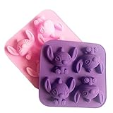 Nicebuty Stitch en silicone Moule à gâteau Moule à
