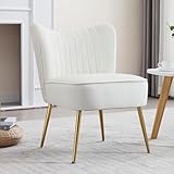 Ya-Home Fauteuil de Salon Confortable en Velours Fauteuils