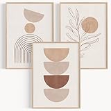 OHBIMBA® Lot de 3 Tableau Decoration Murale Affiche