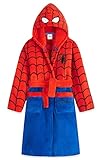 Marvel Robe de Chambre Enfant Garçon Spiderman - Peignoir