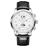 LIGE Montre pour Hommes Chronographe Quartz avec Date