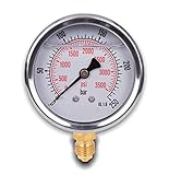Manomètre glycérine connexion radiale, IP65 inox 63